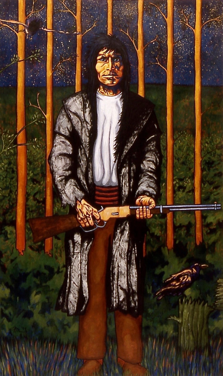 Portrait of Cree Warrior, Almighty Voice